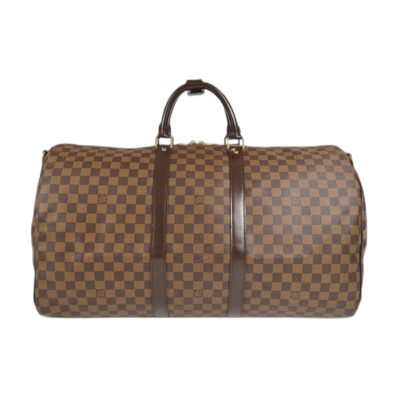 Louis Vuitton Keepall Bandouliere Duffle Brown 55