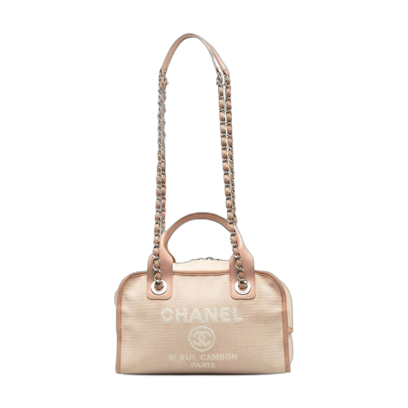 Chanel Deauville Tote Pink Small