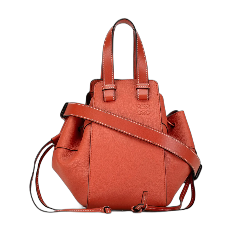 Orange Loewe Hammock Shoulder Bag Small