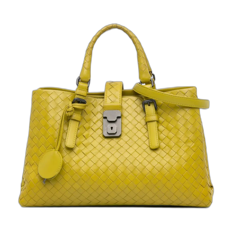 Bottega Veneta Roma Top Handle Yellow