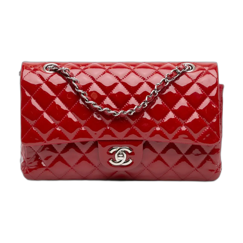 Chanel Classic Double Flap Shoulder Red Medium