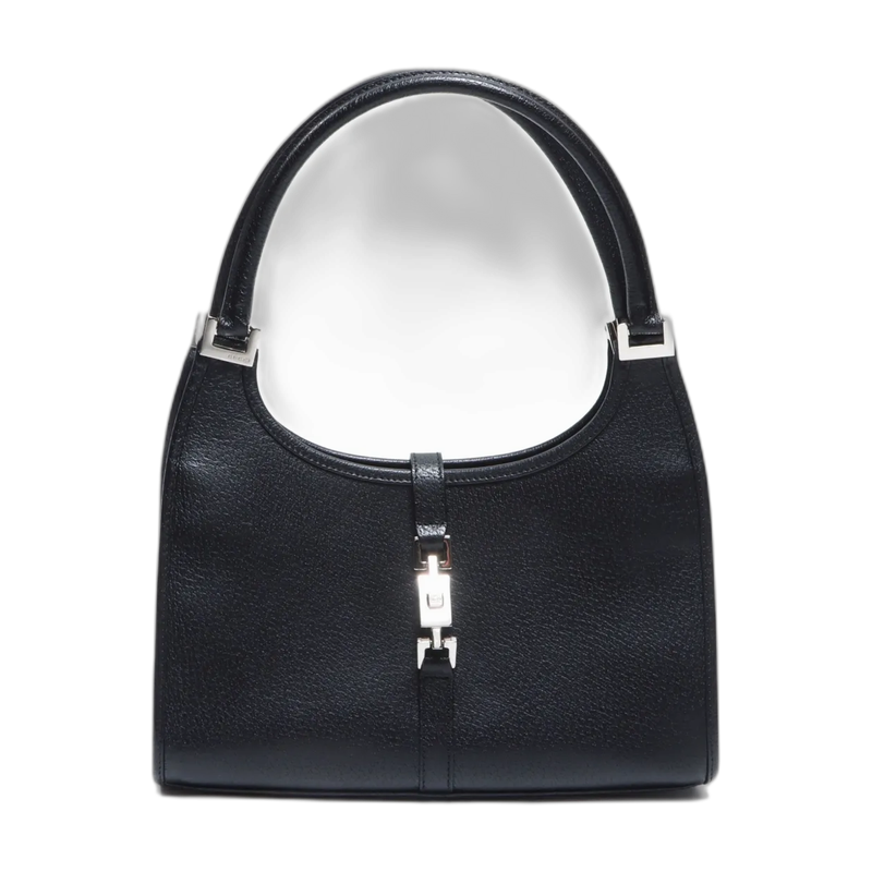 Gucci Jackie Hobo Black Leather
