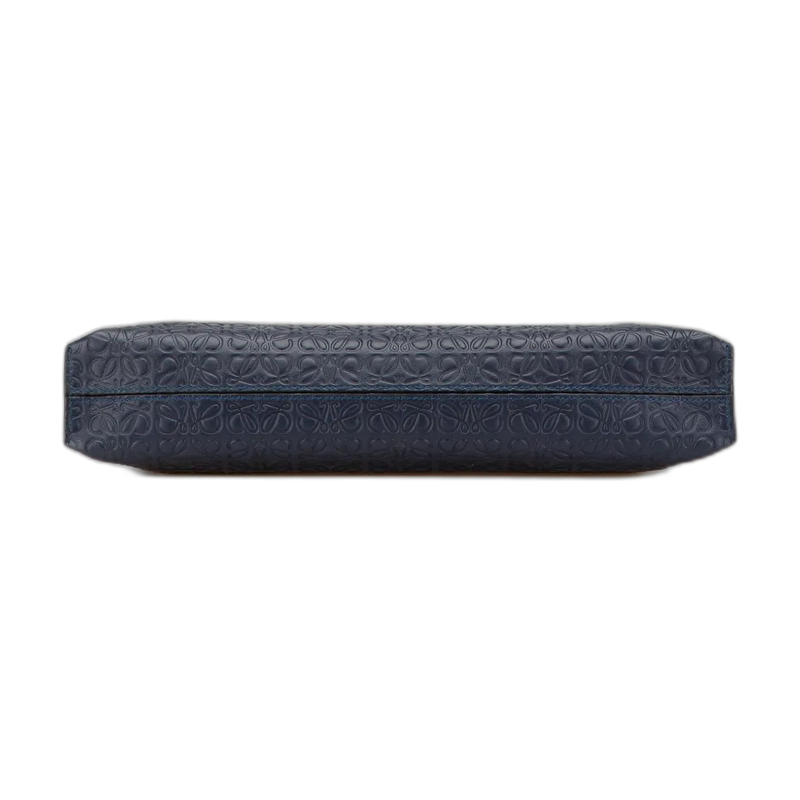 Loewe Anagram Repeat Clutch Bag Blue None