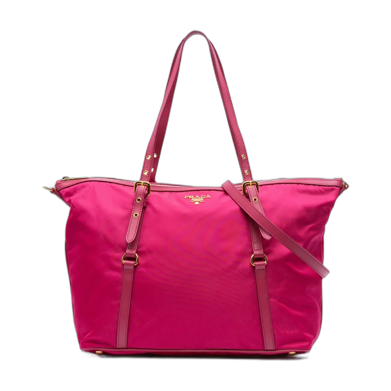 Pre-Owned Pink Prada Tote