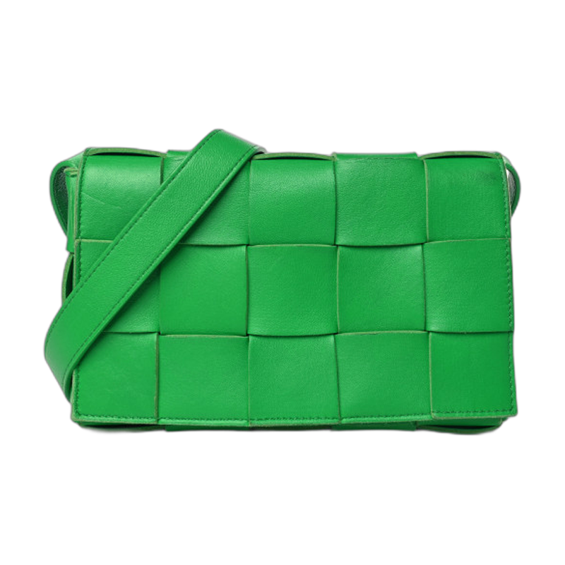 Bottega Veneta Cassette Crossbody in Green