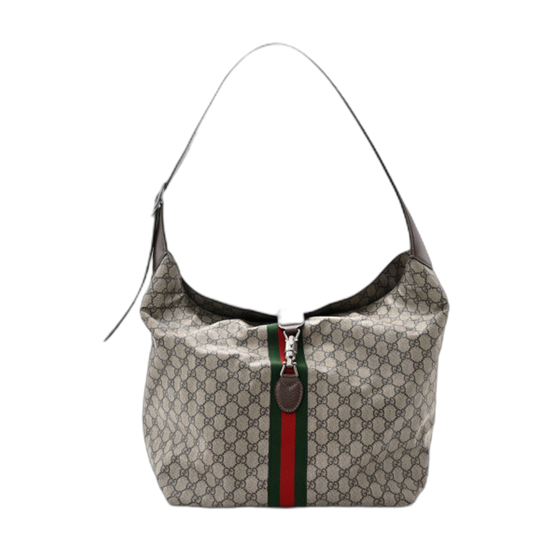 Gucci Jackie 1961 Hobo Neutrals Canvas