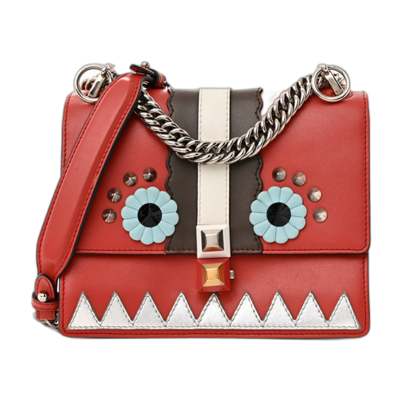 Fendi Kan I Shoulder Bag in Red