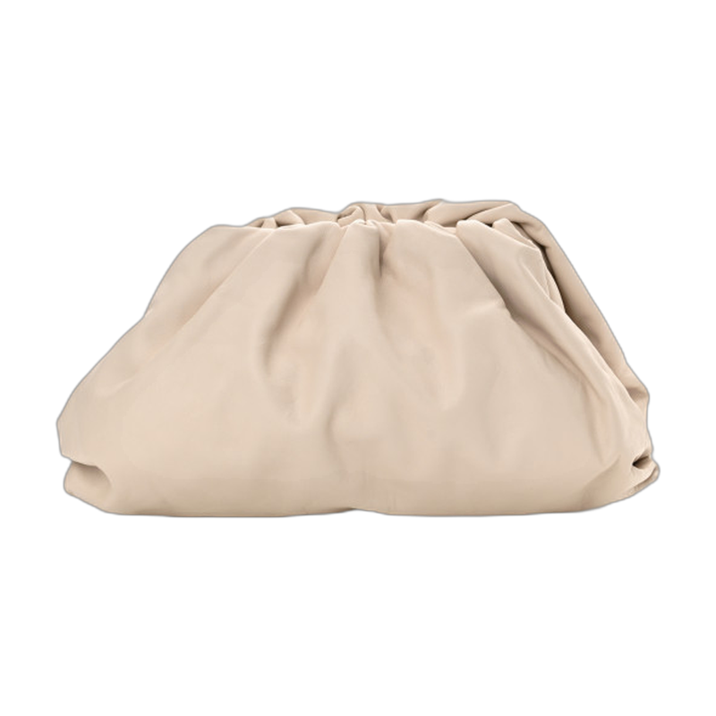 Bottega Veneta The Pouch Clutch in White Oversized