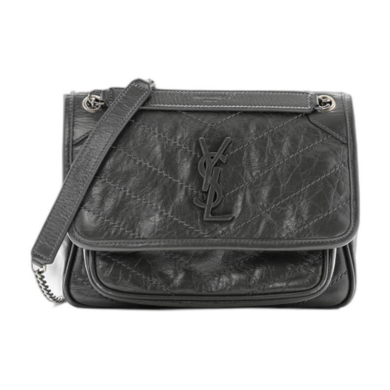 Saint Laurent Niki Shoulder Grey Baby