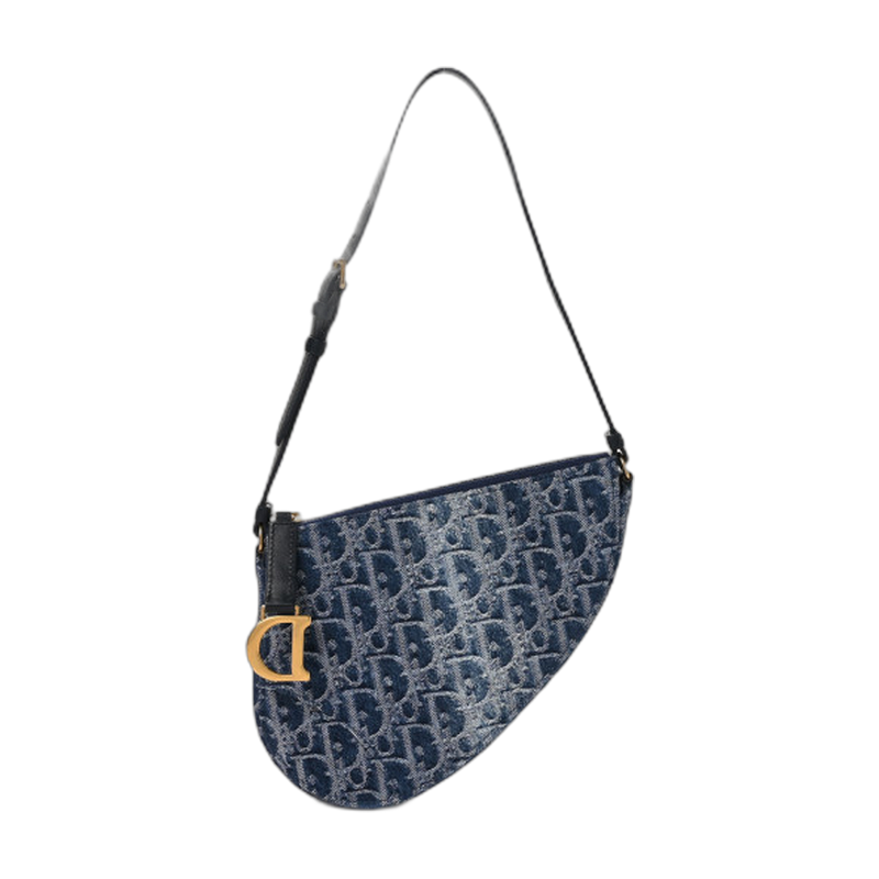 Dior Saddle Shoulder Blue Denim
