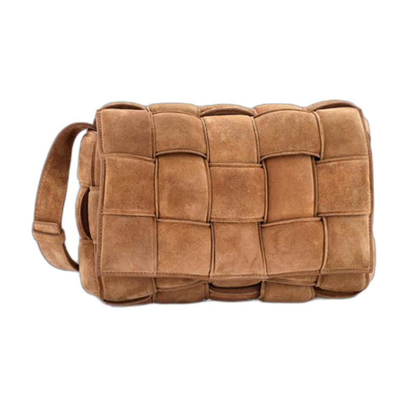 Bottega Veneta Cassette Crossbody Brown Maxi