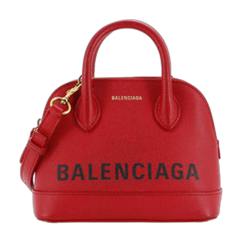 Balenciaga Ville Top Handle Red XXS