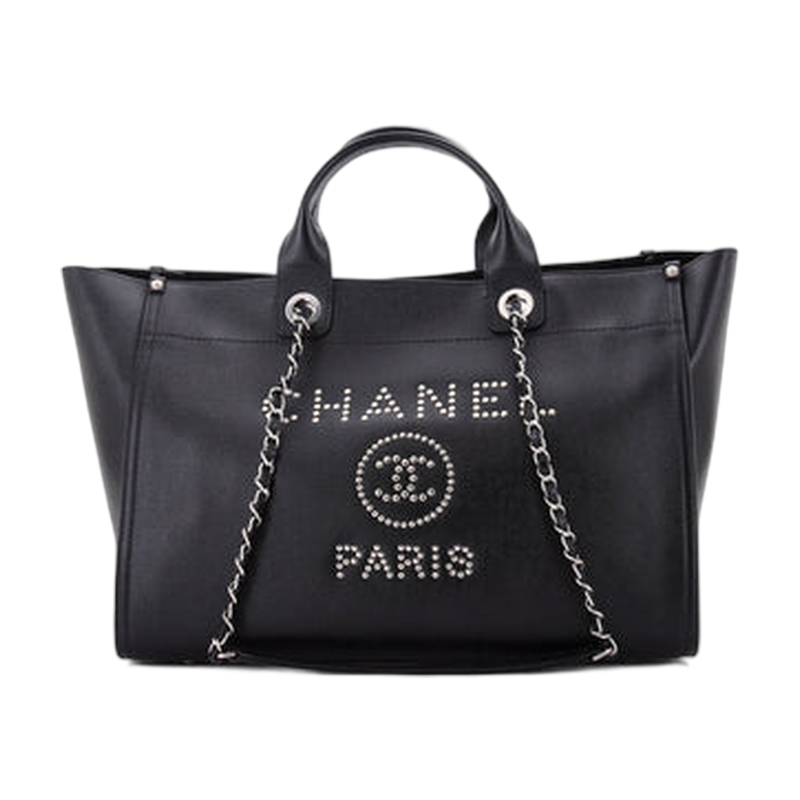 Chanel Deauville Tote Black Medium