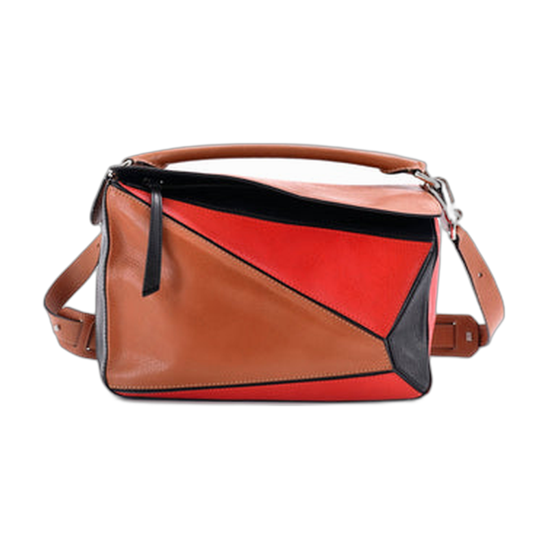 Loewe Puzzle Shoulder White Medium