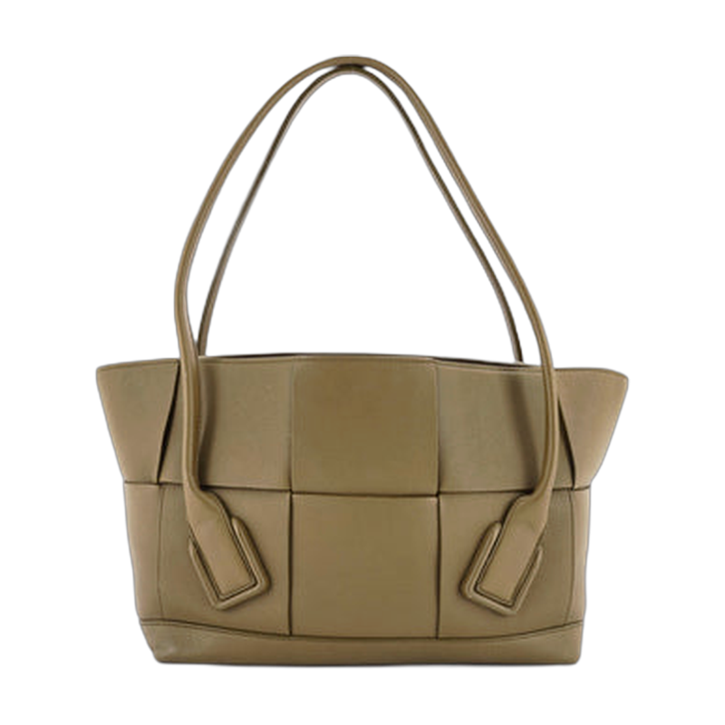 Green Bottega Veneta Arco Tote Medium