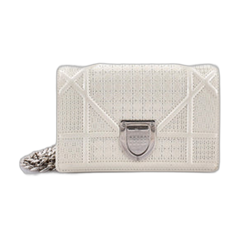 Dior Diorama Shoulder White Baby