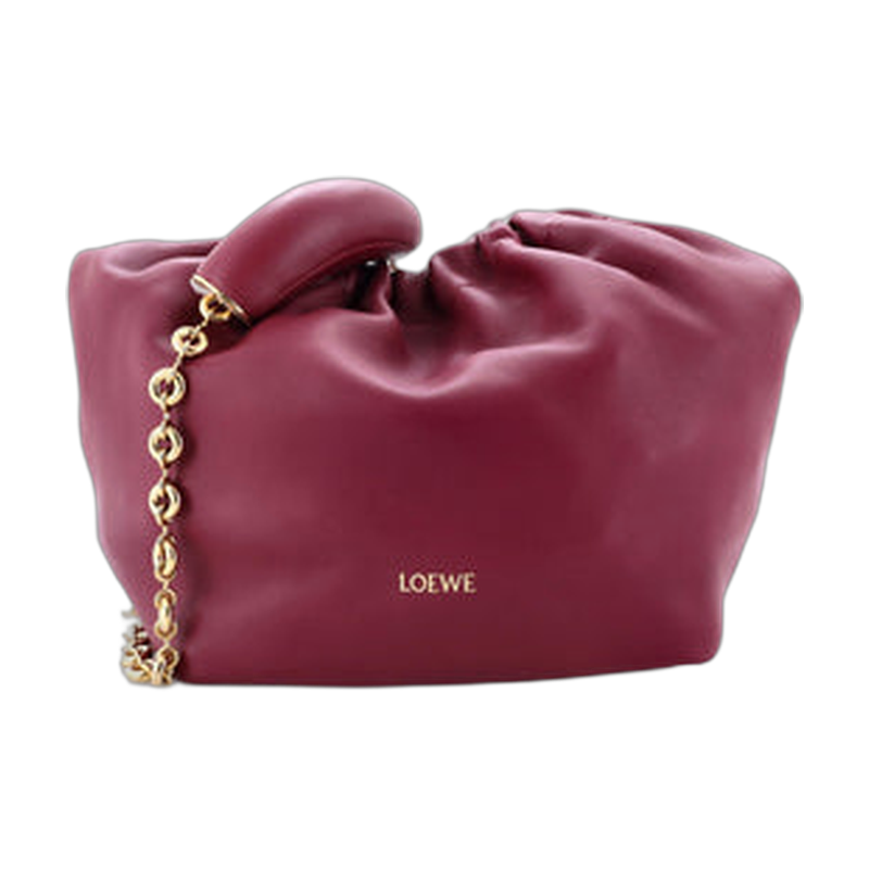 Loewe Red Squeeze Hobo Bag