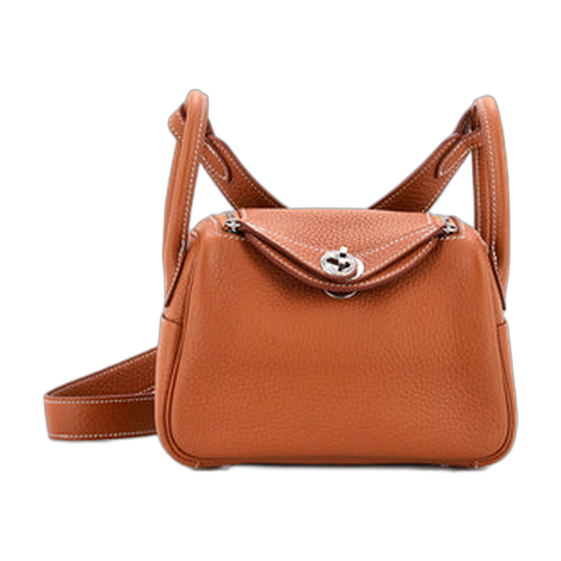 Hermes Lindy Top Handle Brown 20
