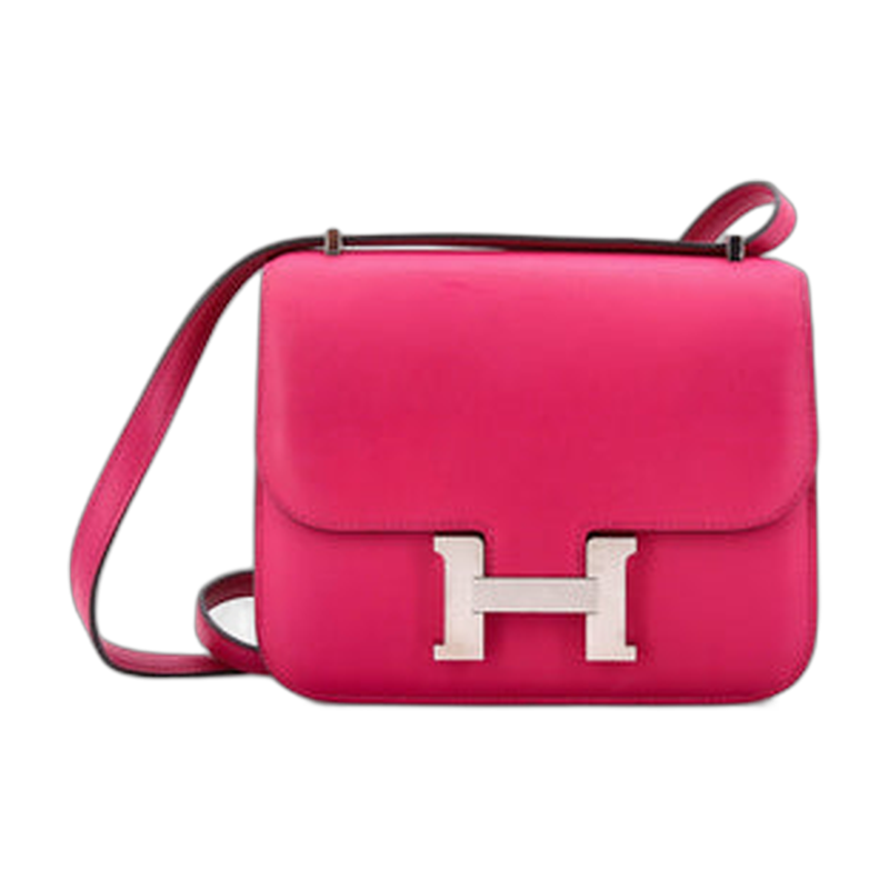 Hermes Constance Crossbody Bag in Pink