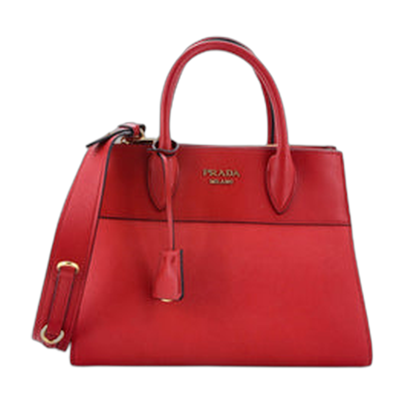 Prada Paradigme Tote Bag Red small