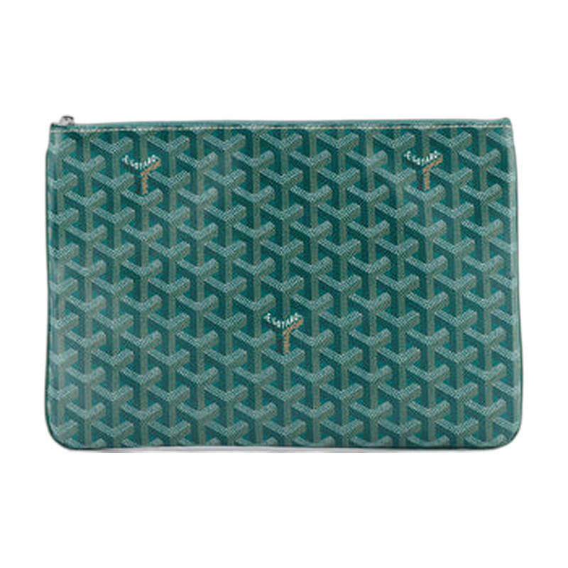 Goyard Senat Zip Pouch Green MM