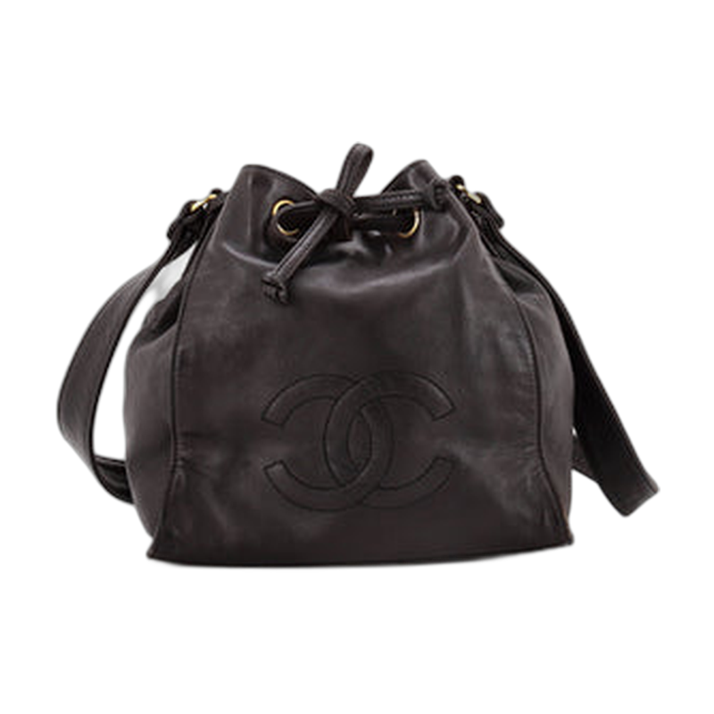 Chanel Cc Bucket Bag Black small