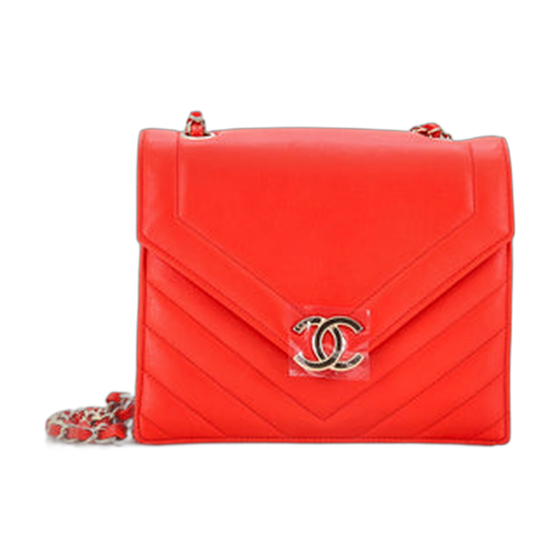 Chanel Classic Single Flap Shoulder Red Small