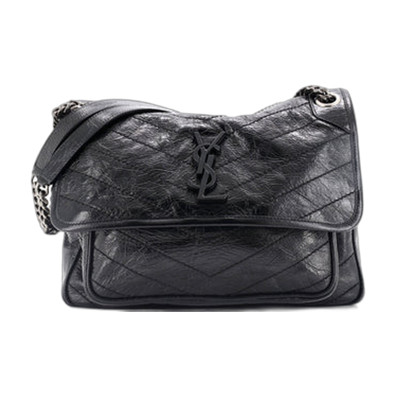 Saint Laurent Niki Shoulder Bag Black Medium Leather