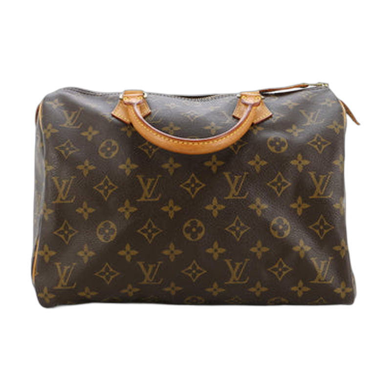 Louis Vuitton Speedy Top Handle Brown 30 Canvas