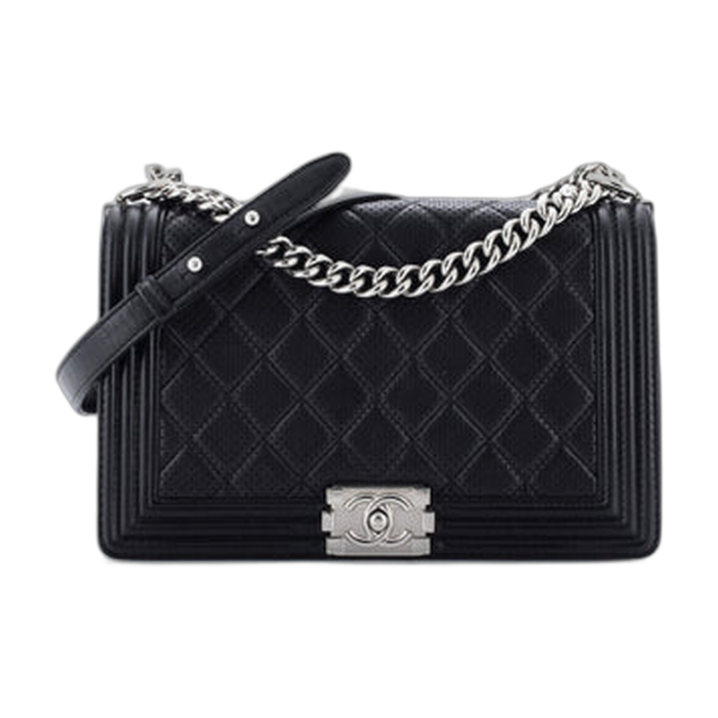 Chanel Boy Shoulder Black Medium