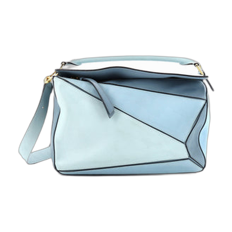 Loewe Puzzle Shoulder Blue Medium