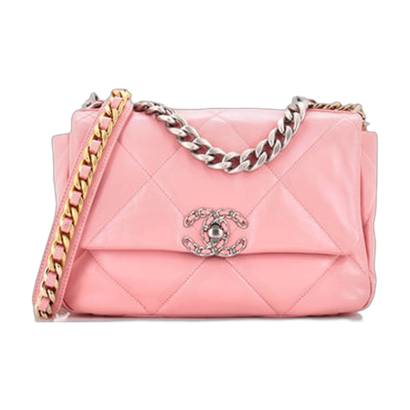 Chanel 19 Shoulder Bag Pink medium