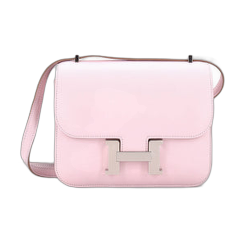 Hermes Constance Crossbody Bag in pink