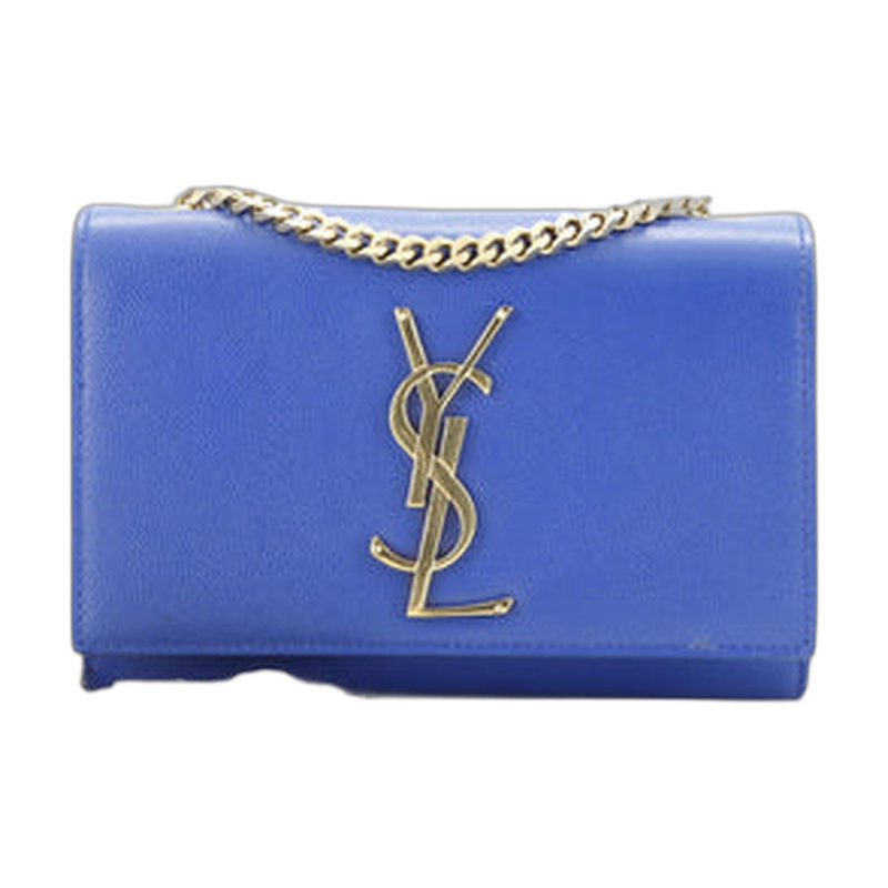 Saint Laurent College Shoulder in Blue