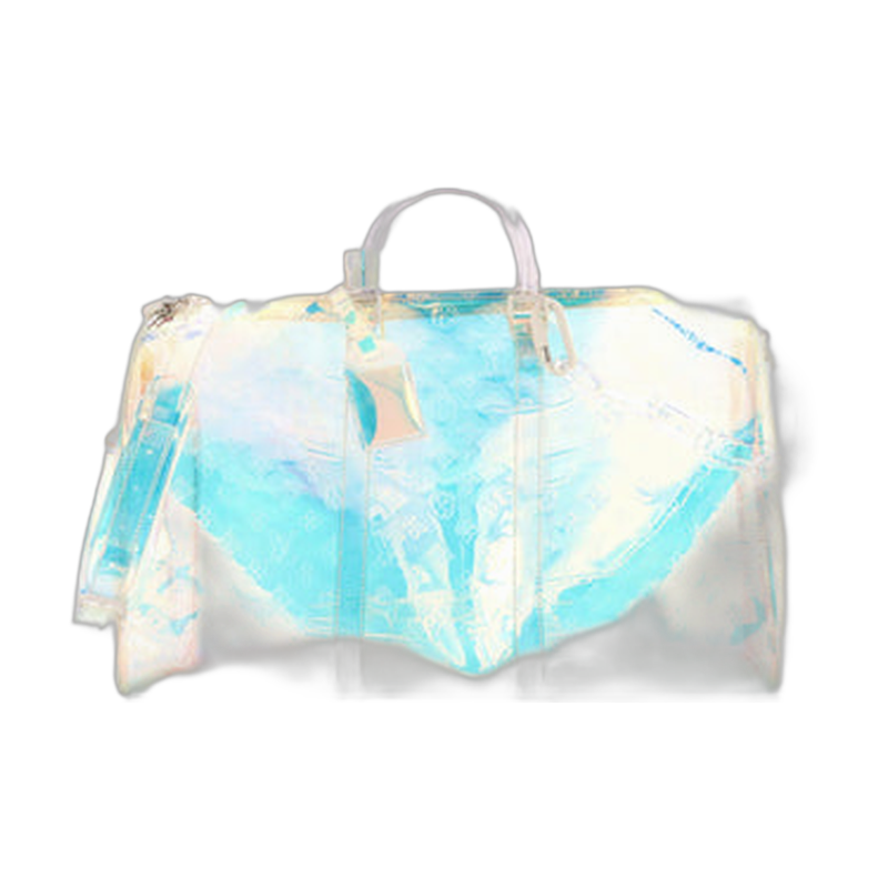 Louis Vuitton Keepall Bandoulière 50 - White PVC