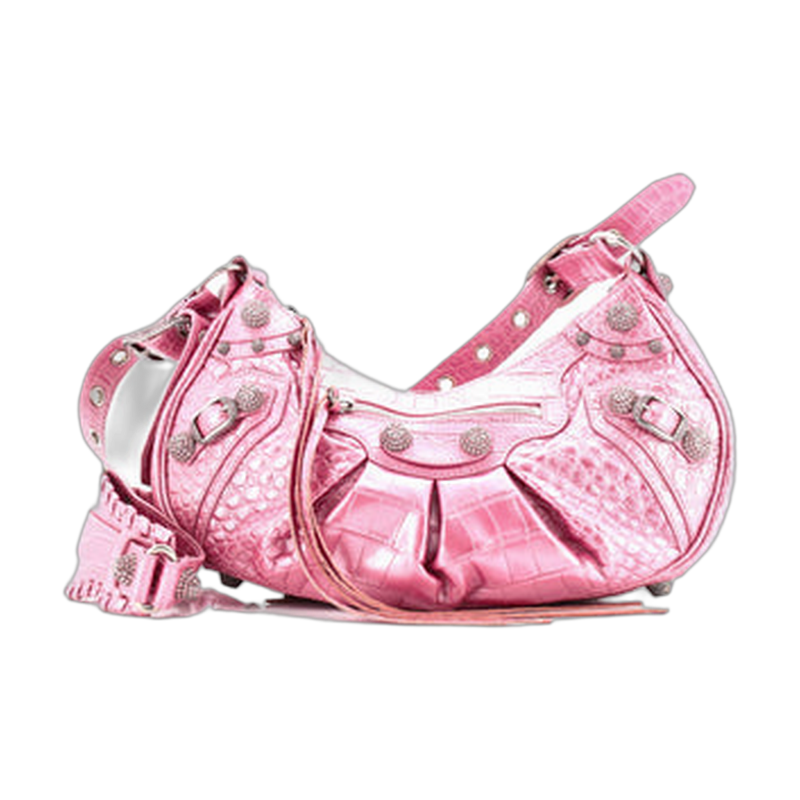Balenciaga Le Cagole Shoulder Bag Pink Small