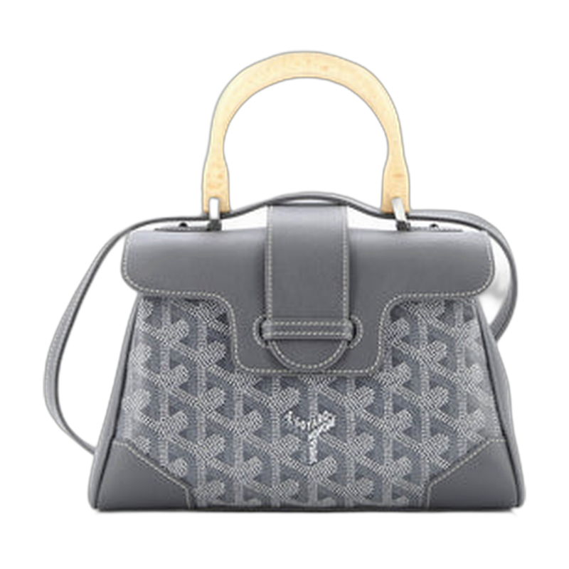 Goyard Saigon Top Handle Grey Mini
