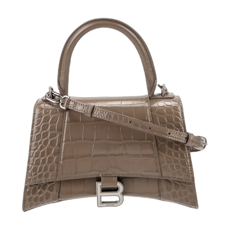 Balenciaga Hourglass Top Handle Black