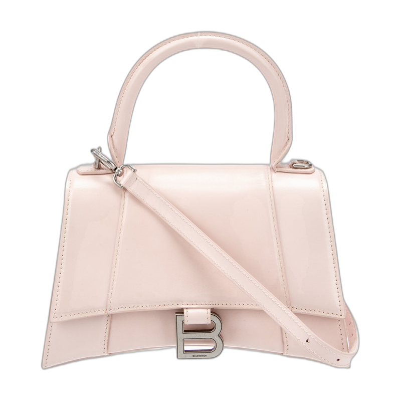 Balenciaga Hourglass Top Handle Pink Small