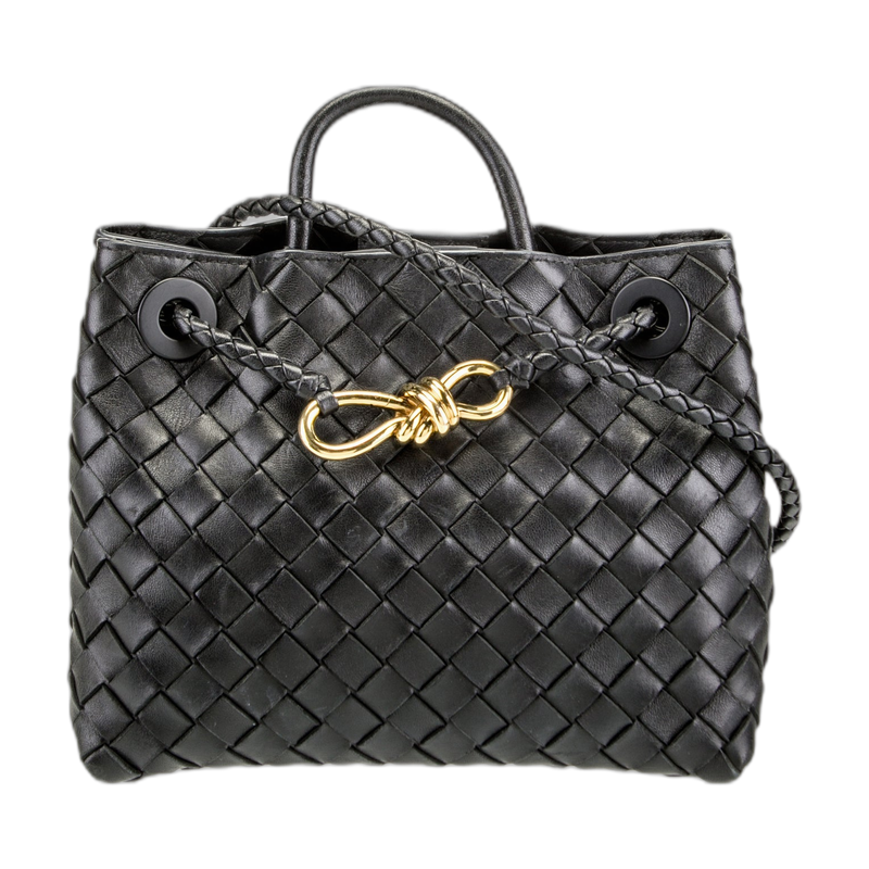 Bottega Veneta Andiamo Tote Black Small