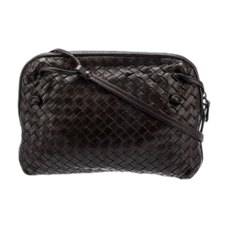 Bottega Veneta Crossbody Brown Leather