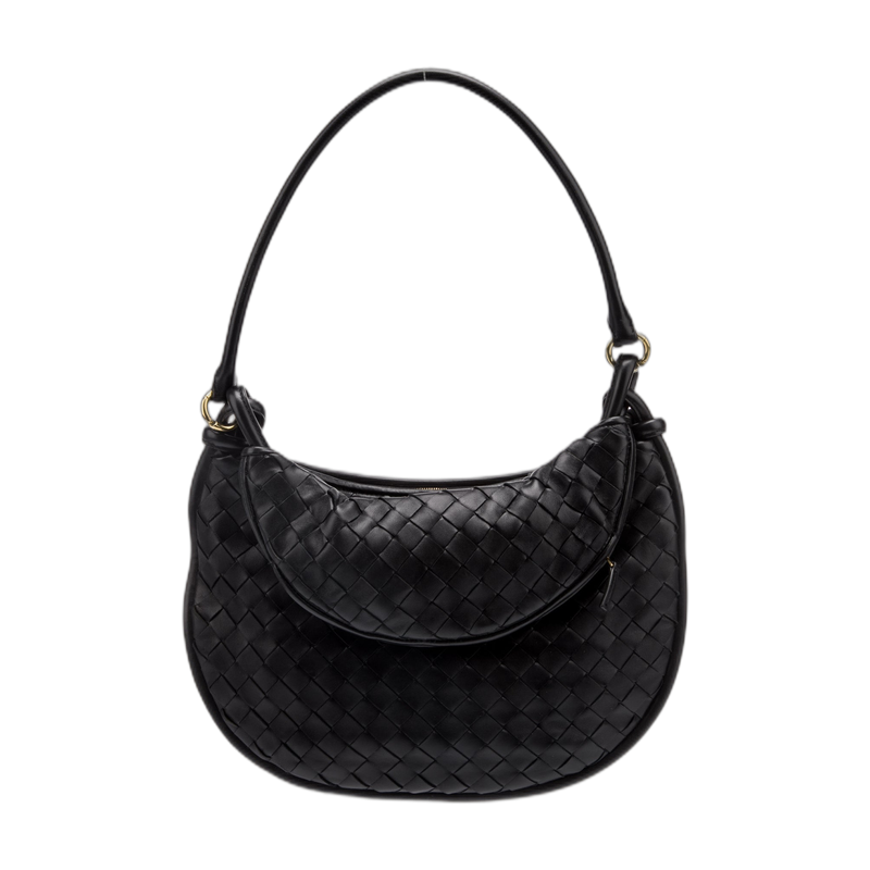 Bottega Veneta Gemelli Shoulder Black Medium