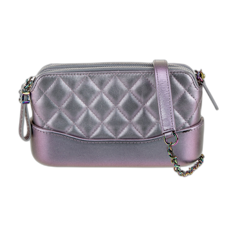 Chanel Gabrielle Shoulder Bag in purple leather
