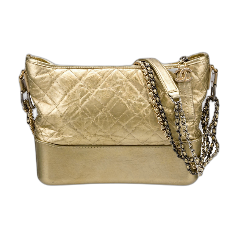 Chanel Gabrielle Shoulder Bag Neutrals Medium