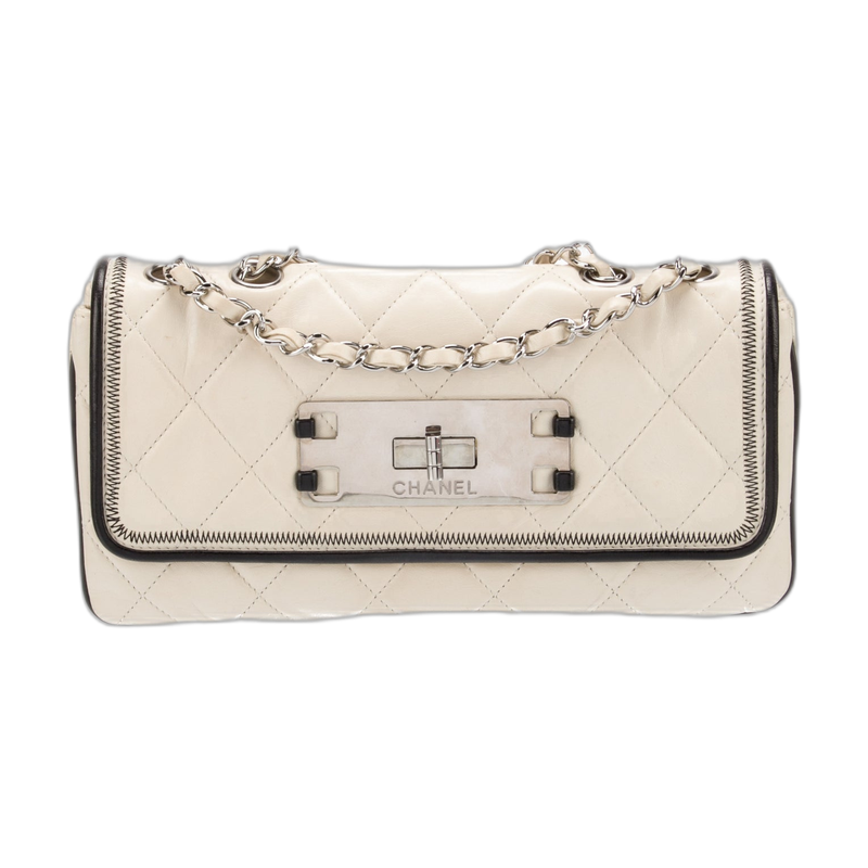 Chanel 2.55 Reissue Single Flap Shoulder Neutral Leather