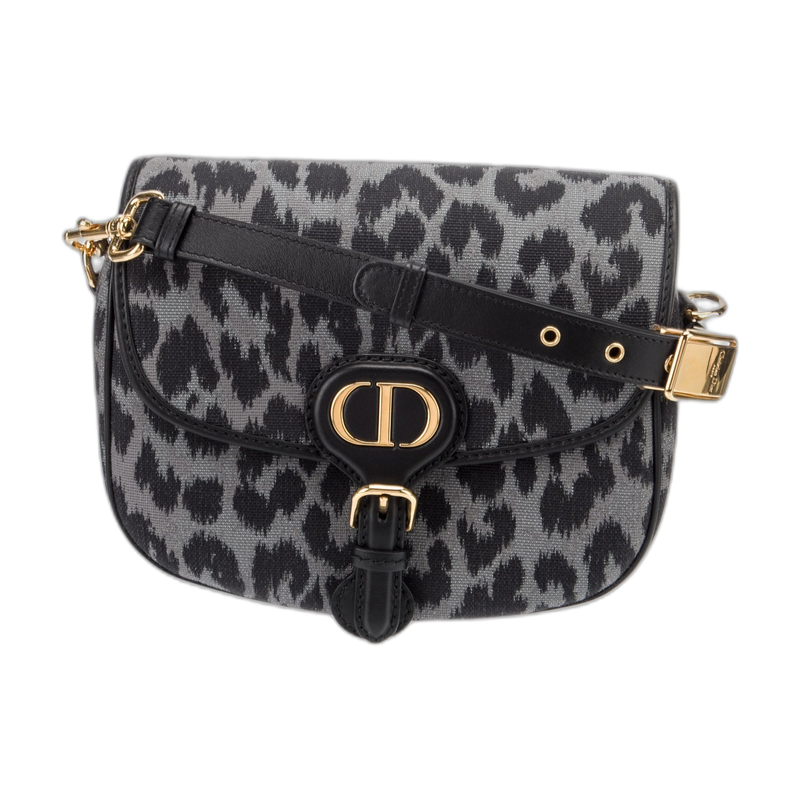 Dior Bobby Shoulder Bag in Grey Canvas