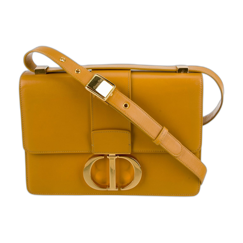 Dior 30 Montaigne Shoulder Bag in Neutral Leather