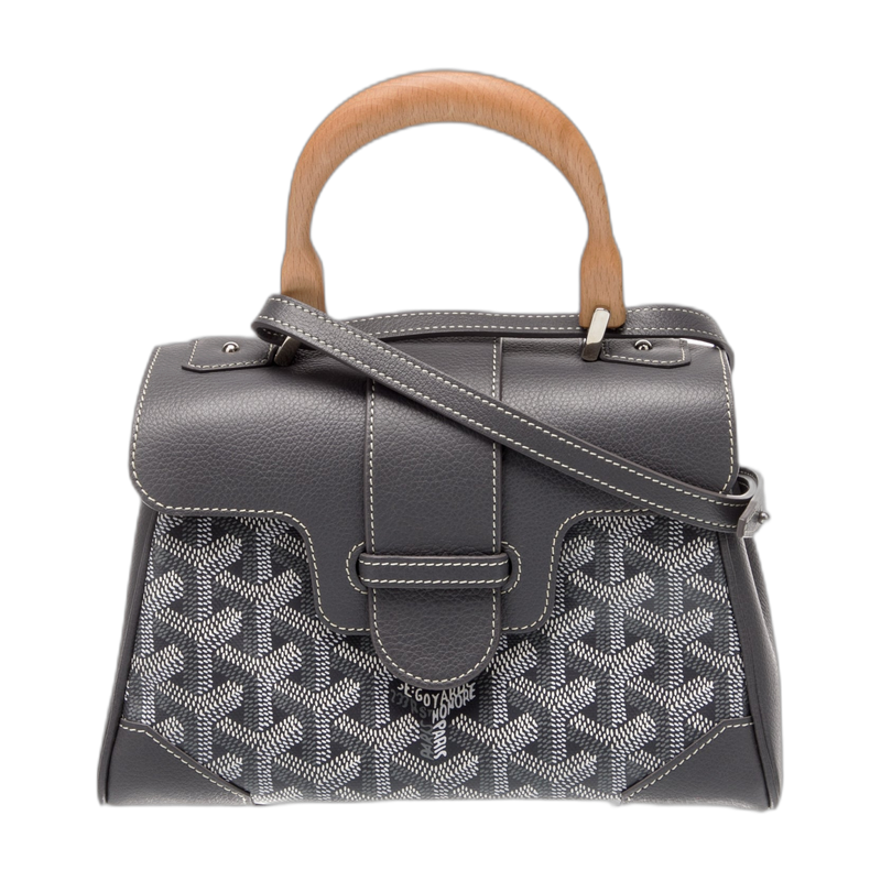 Goyard Saigon Souple Top Handle Grey Mini