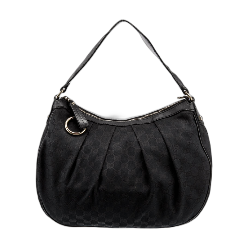 Gucci Sukey Top Handle Black Canvas