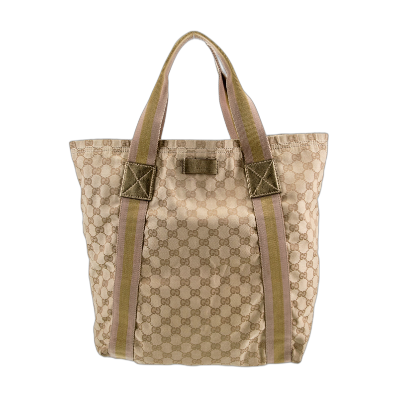 Gucci Tote Brown Canvas